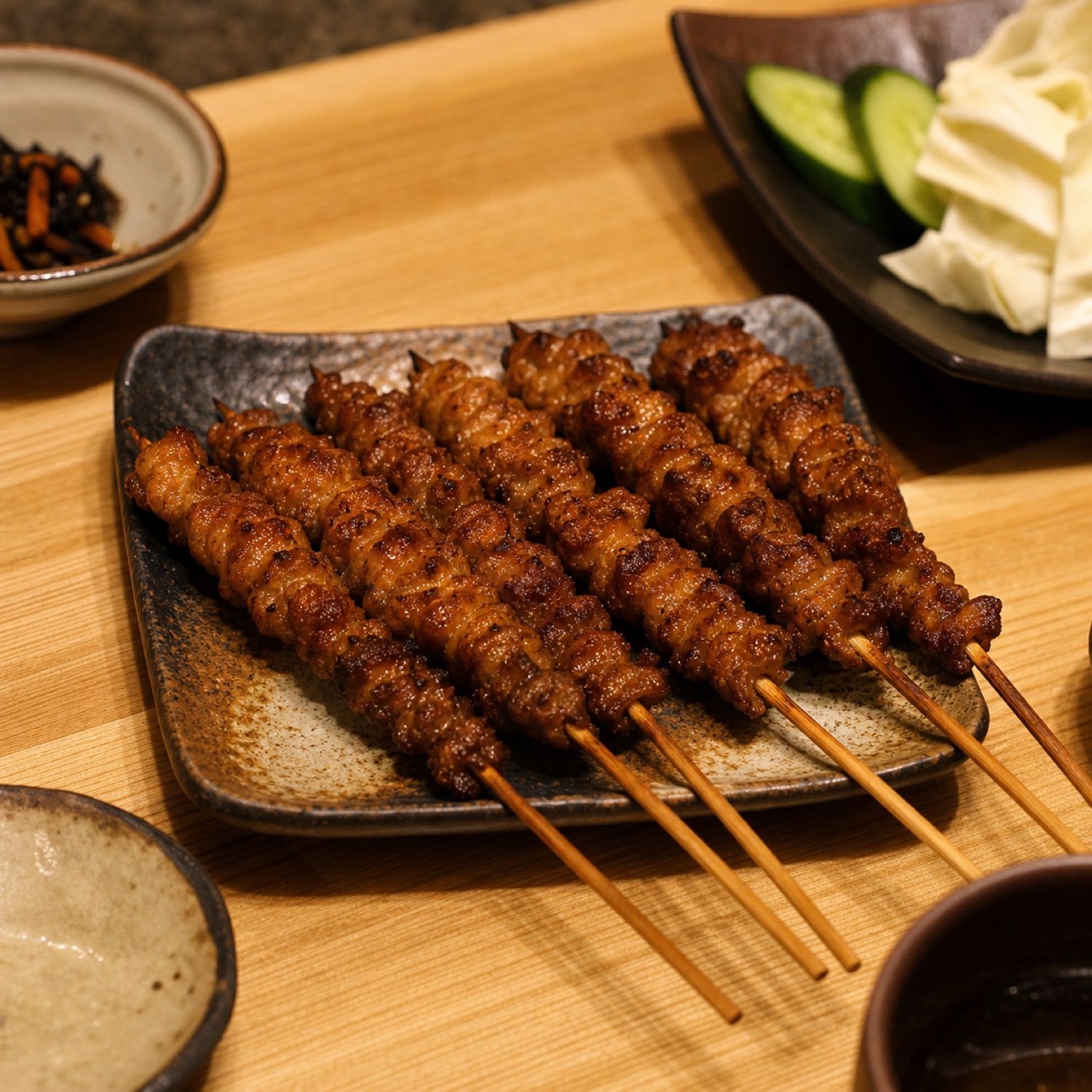 とり皮みつます佐世保駅前店 とり皮串と焼き物
