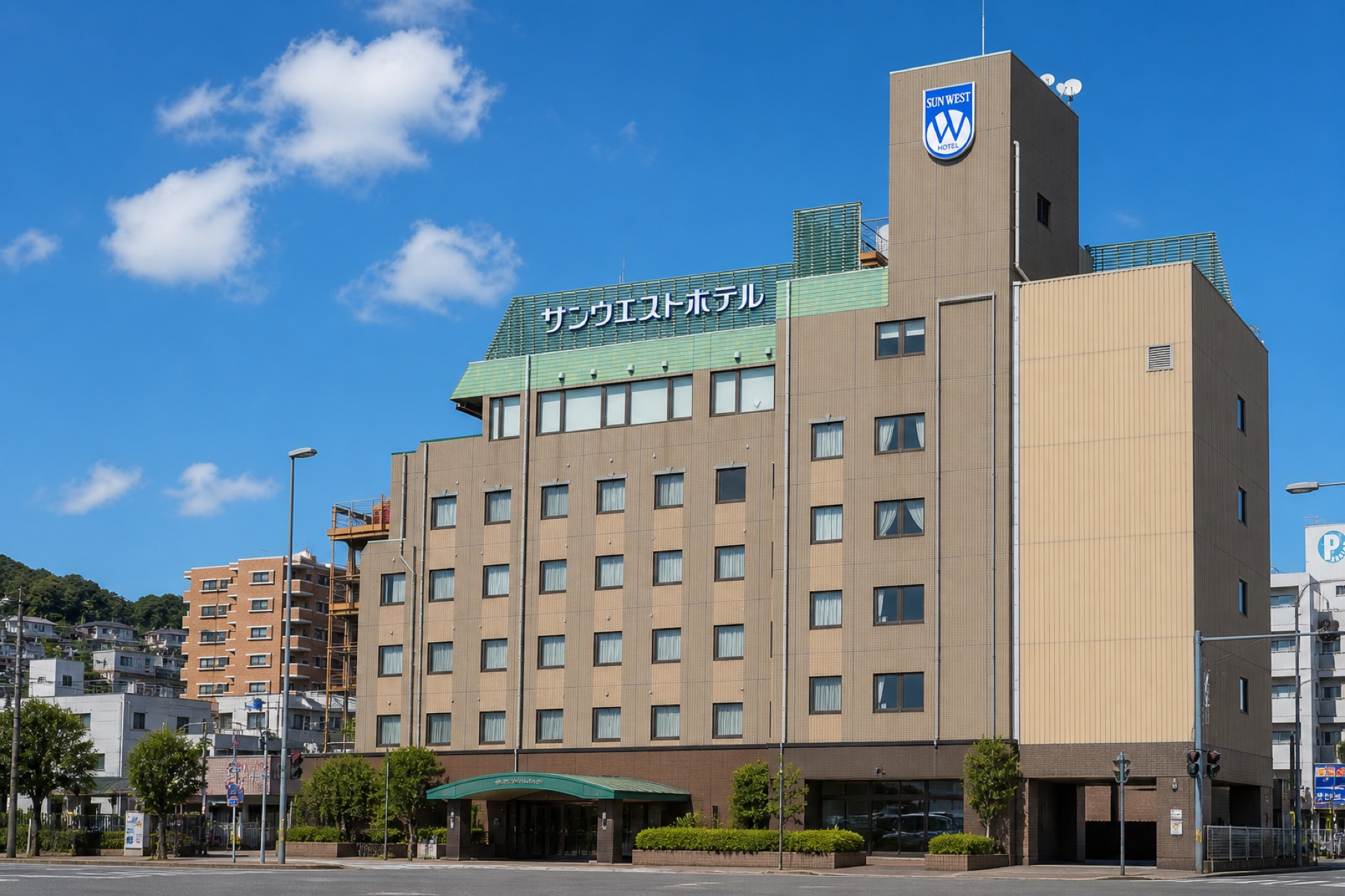 サンウエストホテル佐世保 外観